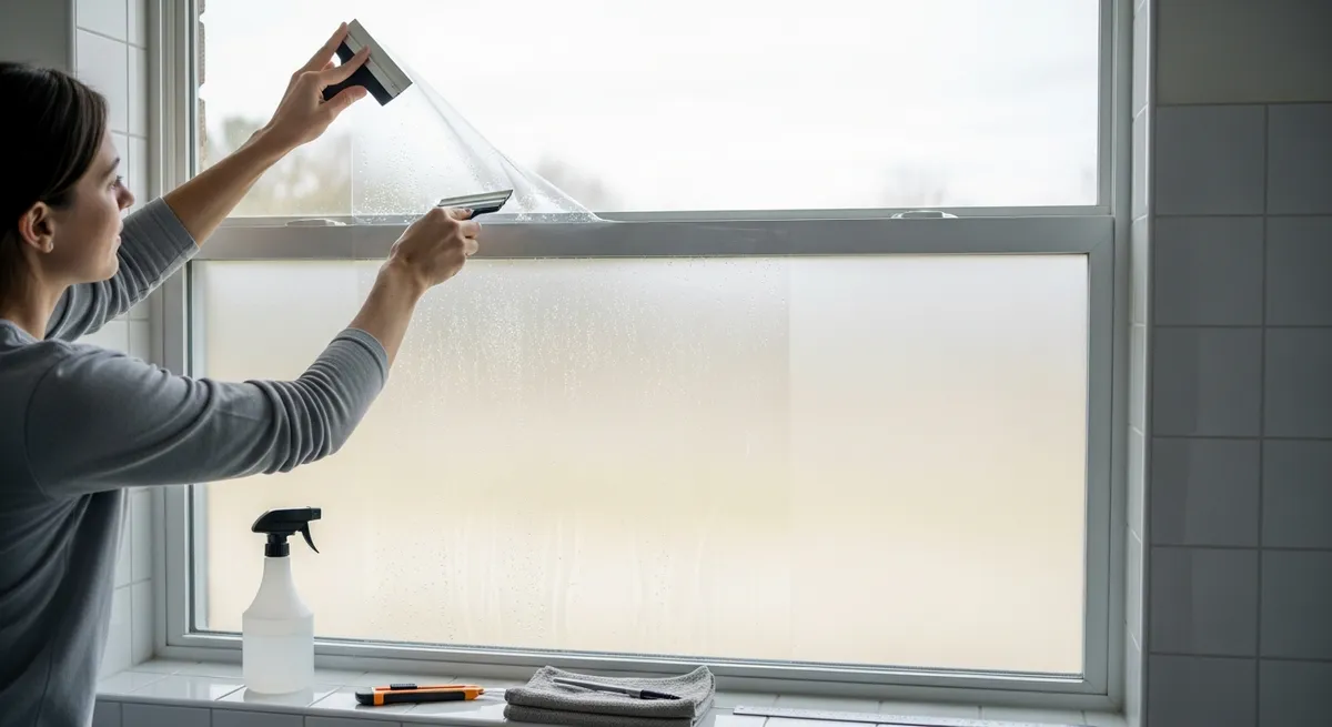 Anleitung zum Anbringen von Sichtschutzfolien an Fenstern