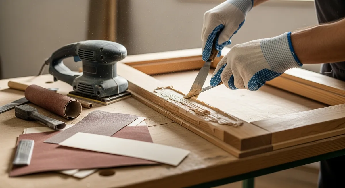 Anleitung zum Reparieren von beschädigten Fensterrahmen