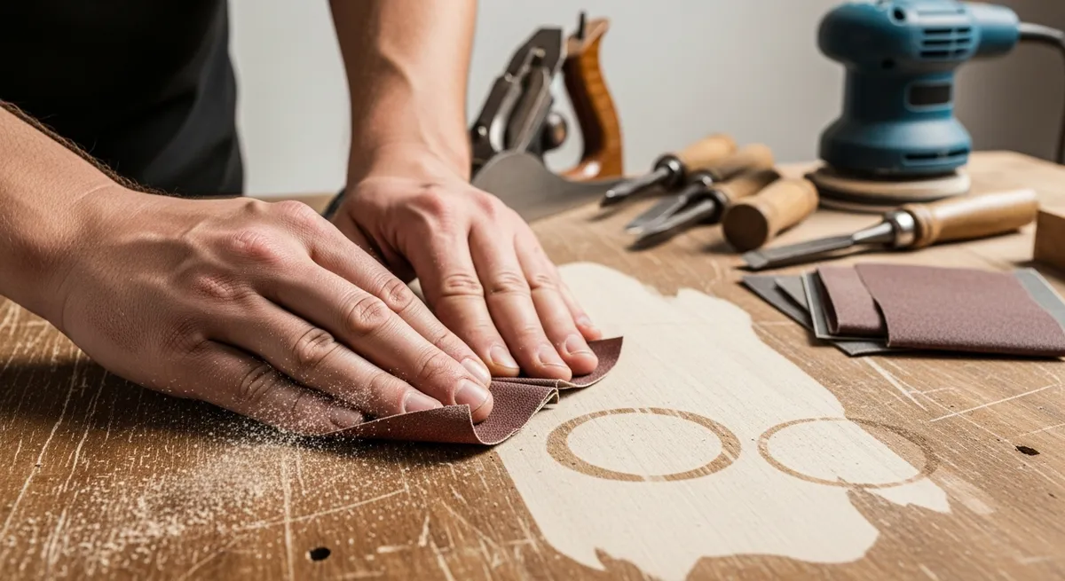 Anleitung zum Reparieren von beschädigten Tischplatten