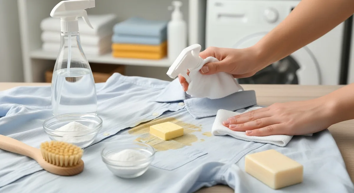 Butterflecken entfernen