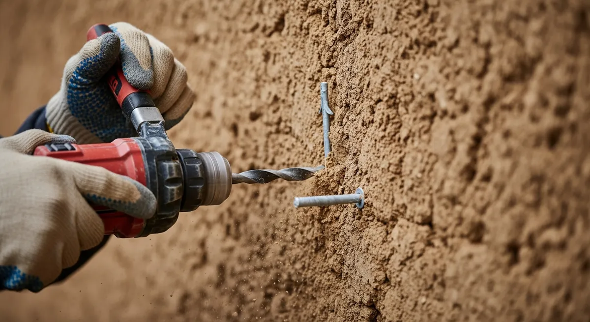 Dübel für Lehmwände