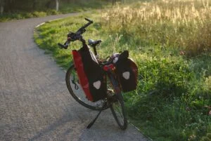 Doppelte Fahrradtaschen