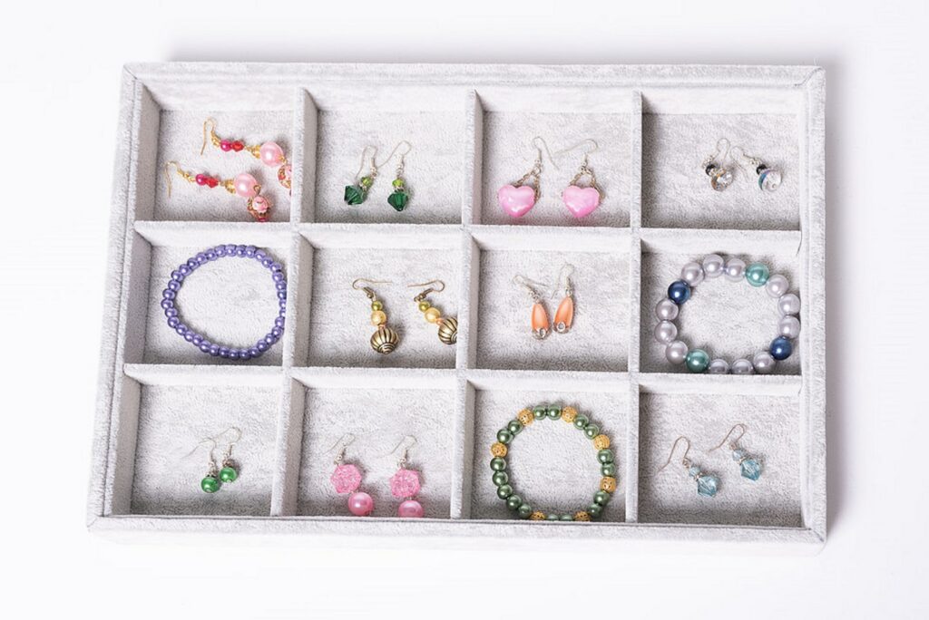 jewelries collection in box